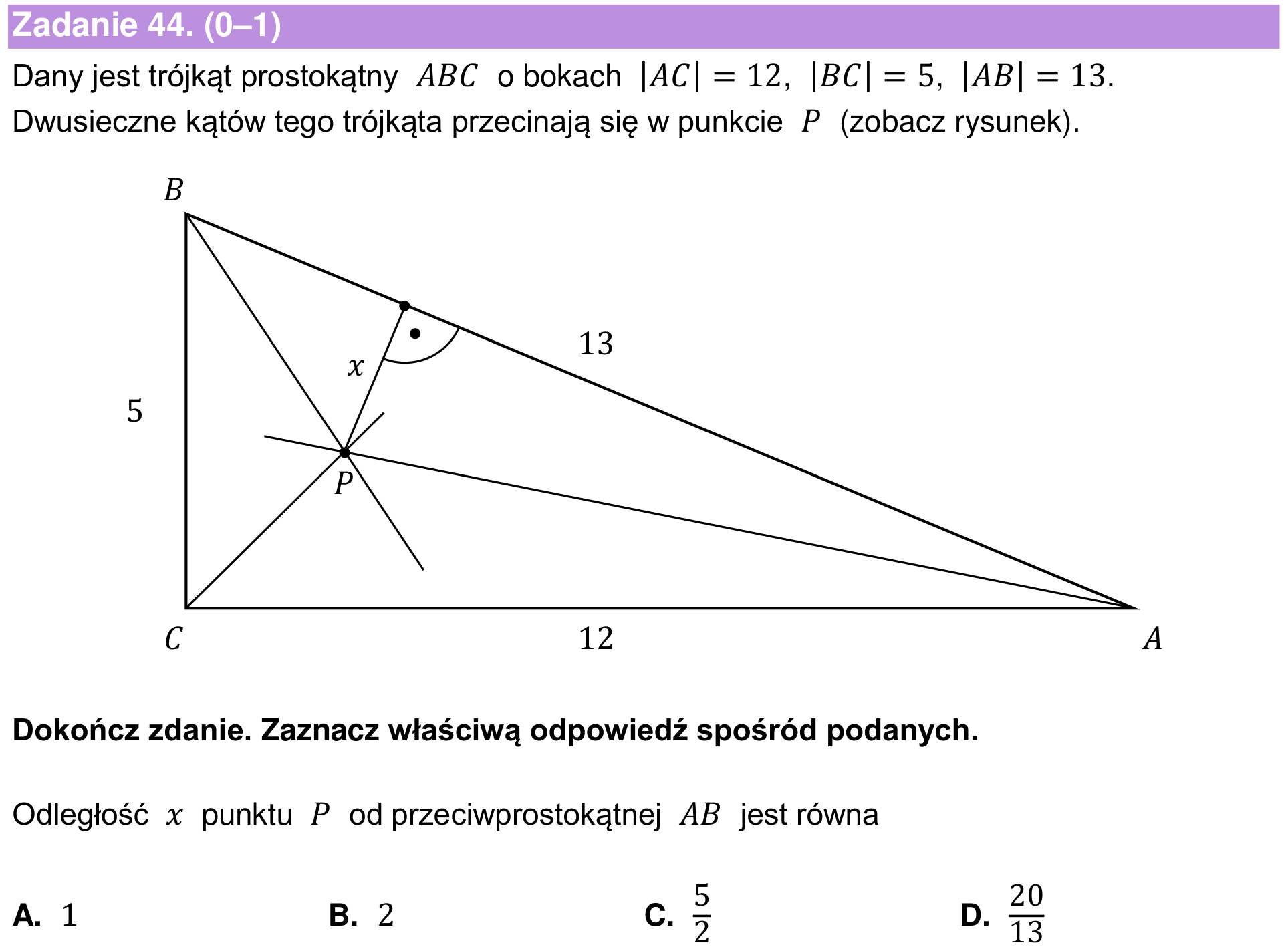 Informator maturalny 2024 – podstawa, zadanie 44