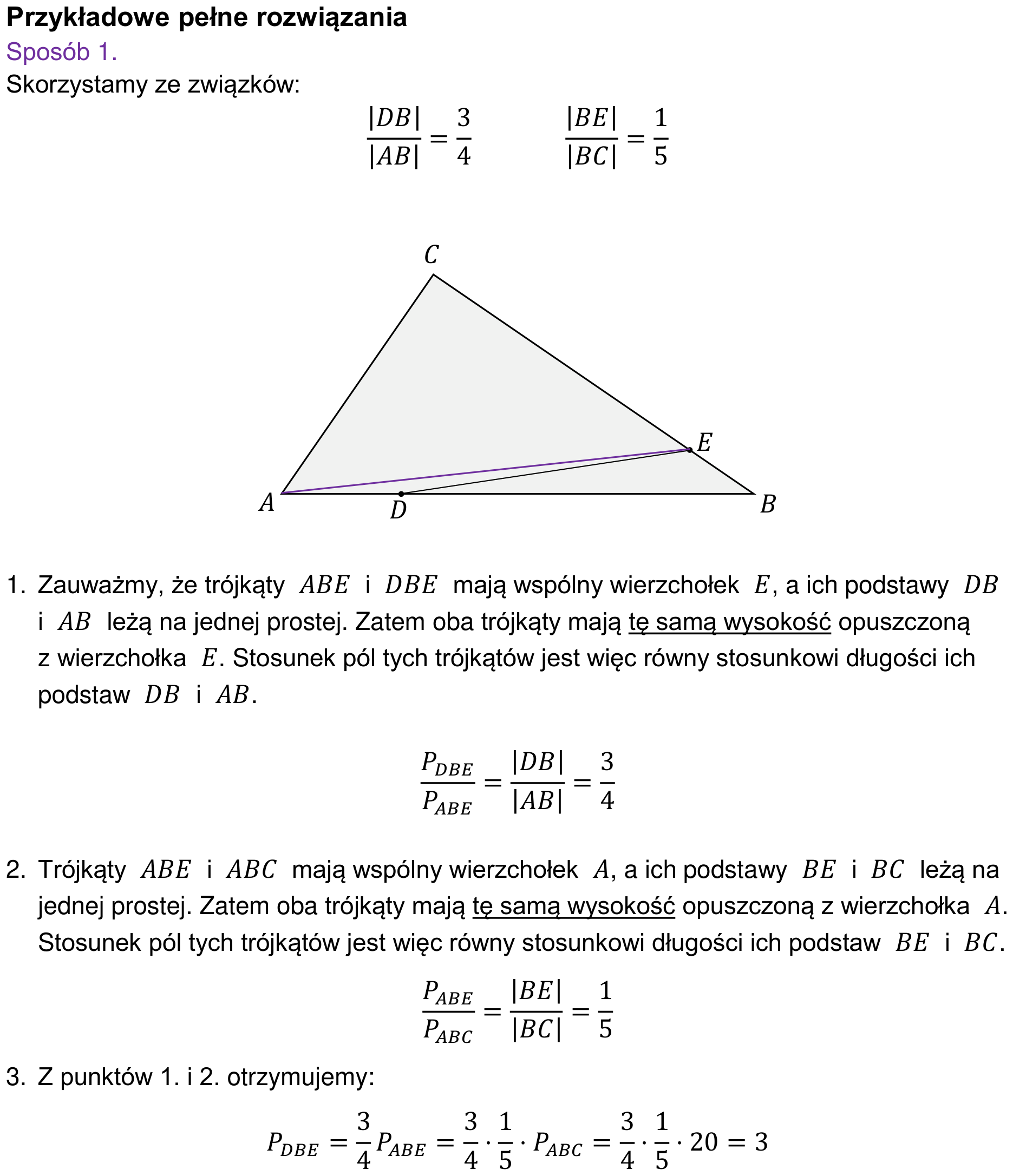 Informator maturalny 2024 – podstawa, odpowiedź do zadania 45, fragment 1