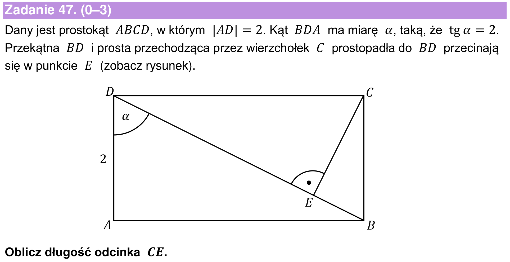Informator maturalny 2024 – podstawa, zadanie 47