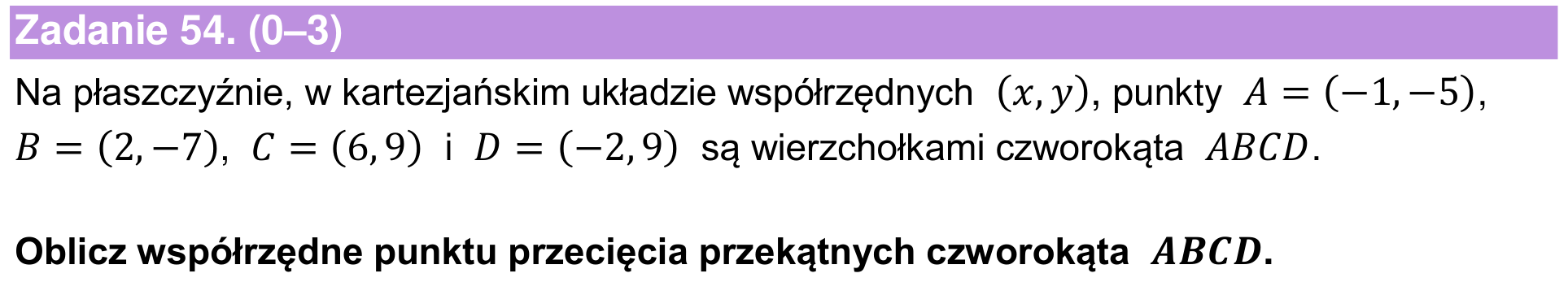 Informator maturalny 2024 – podstawa, zadanie 54