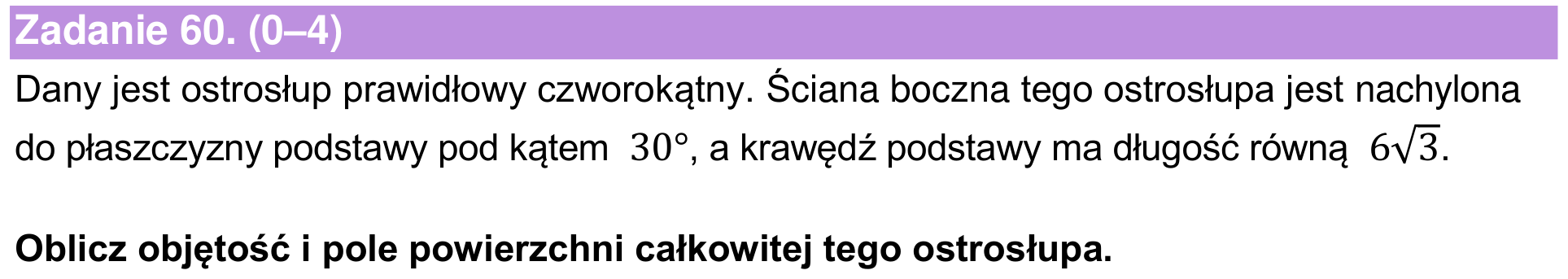 Informator maturalny 2024 – podstawa, zadanie 60