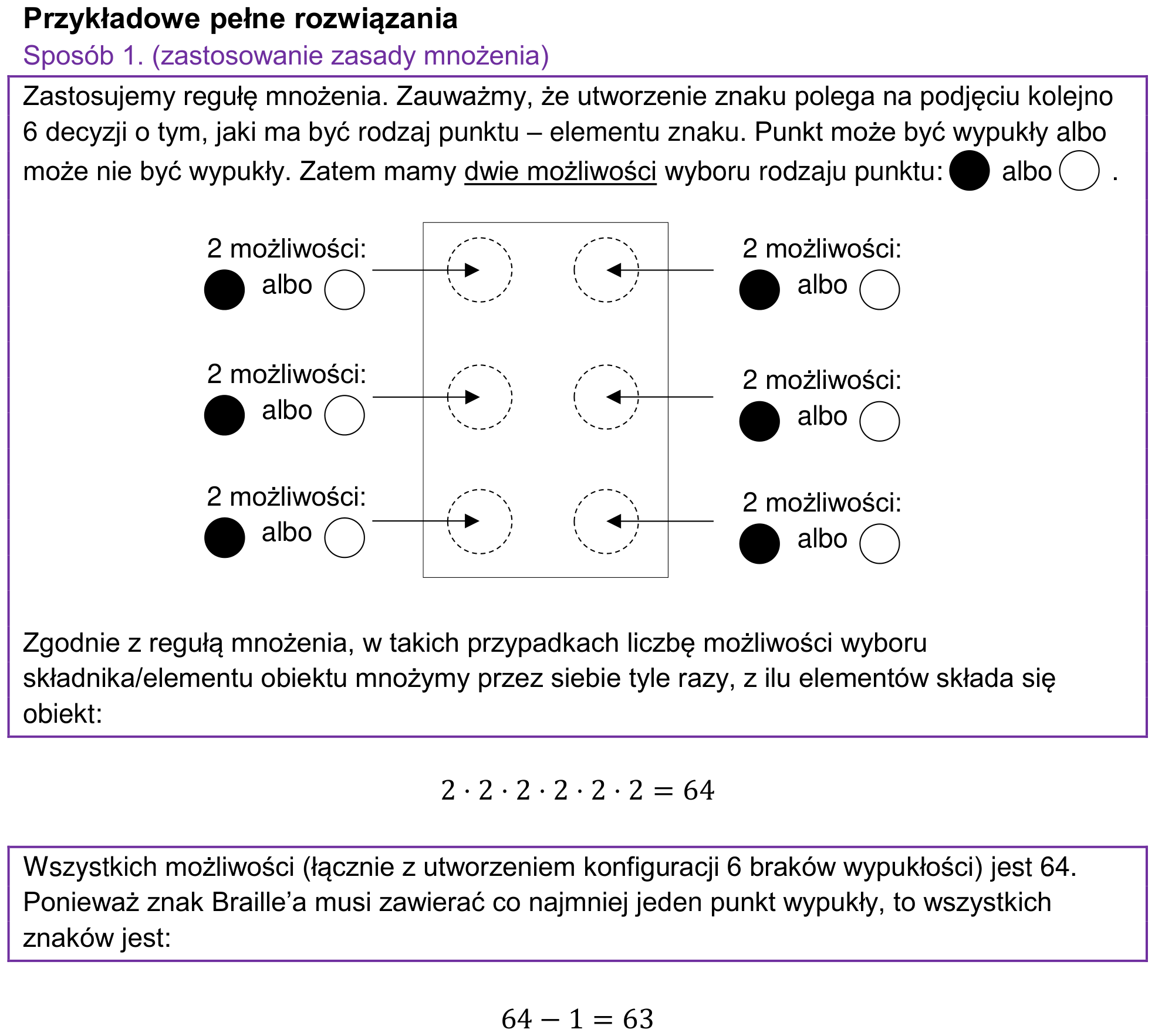 Informator maturalny 2024 – podstawa, odpowiedź do zadania 62, fragment 1