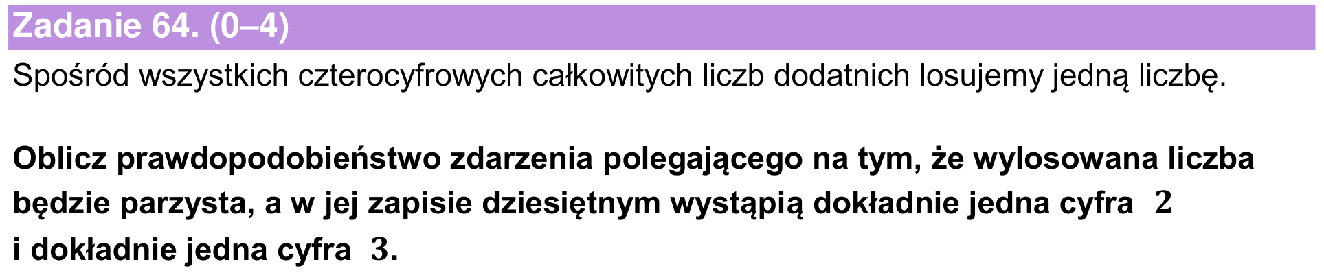 Informator maturalny 2024 – podstawa, zadanie 64