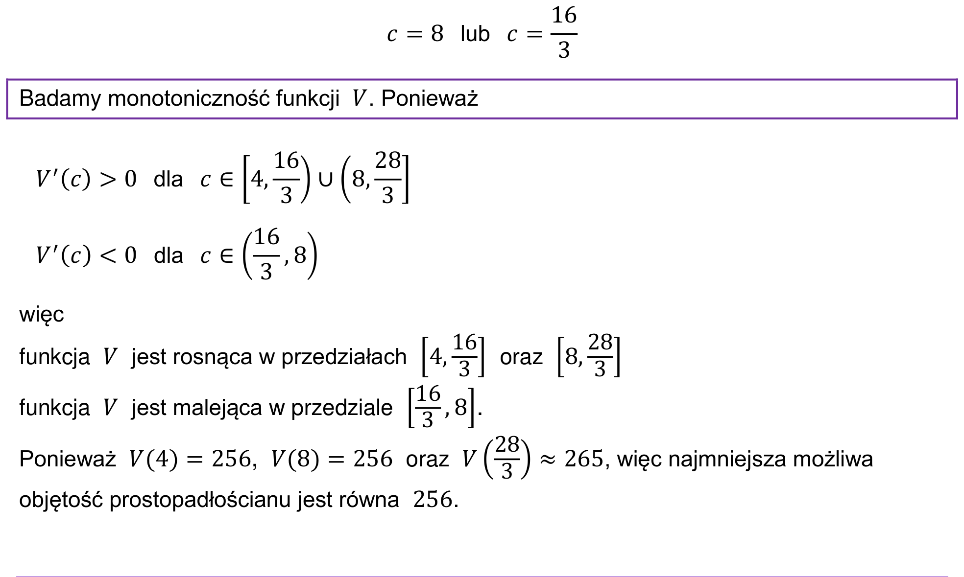 Informator maturalny 2024 – rozszerzenie, odpowiedź do zadania 18.2, fragment 2