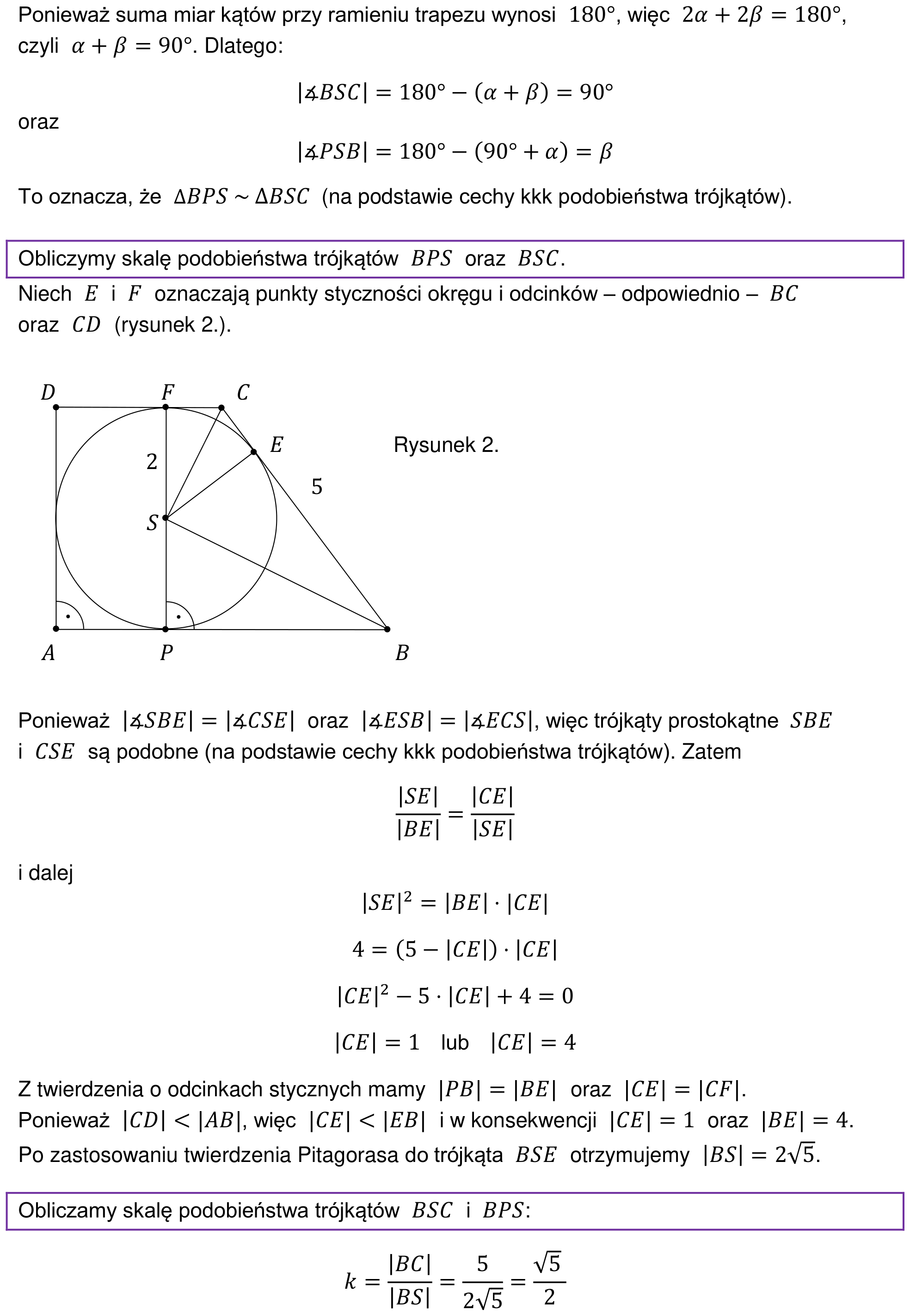 Informator maturalny 2024 – rozszerzenie, odpowiedź do zadania 26, fragment 2