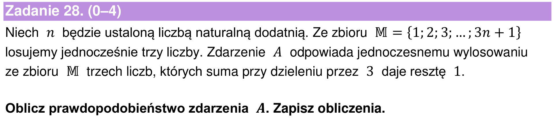 Informator maturalny 2024 – rozszerzenie, zadanie 28