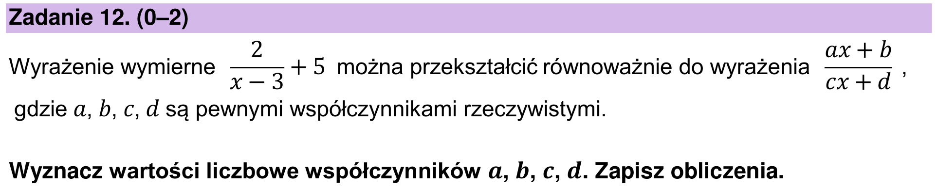 Zbiór zadań 2022 – podstawa, zadanie 12