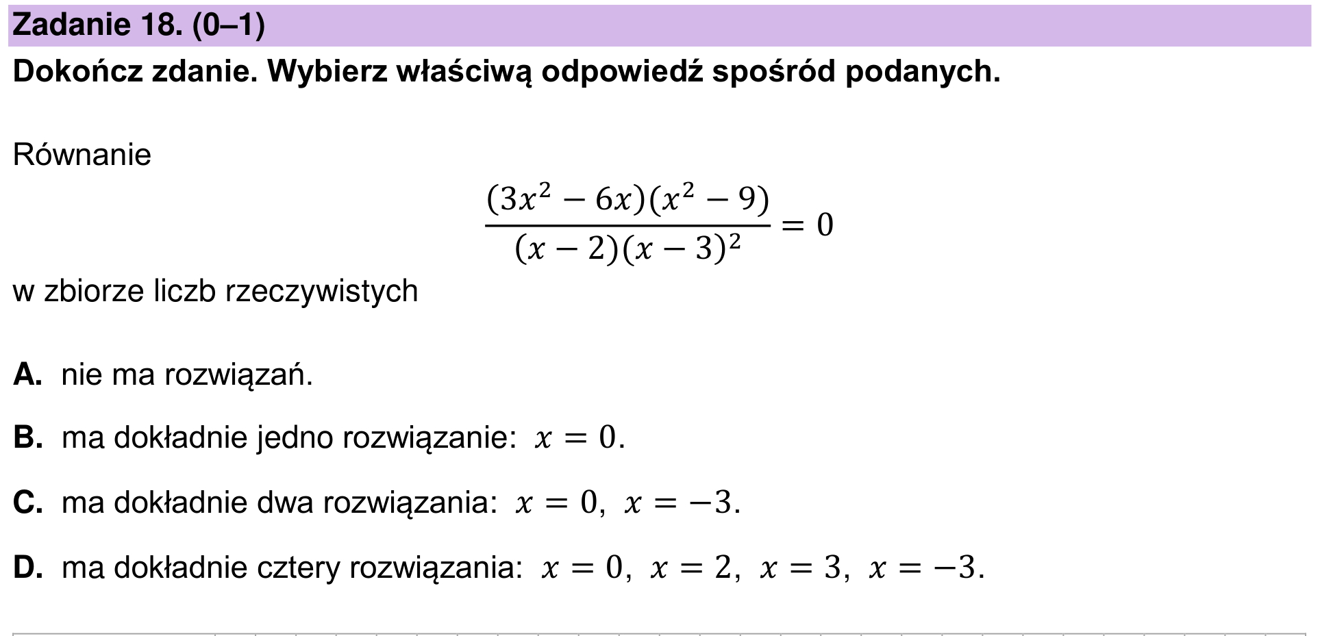Zbiór zadań 2022 – podstawa, zadanie 18