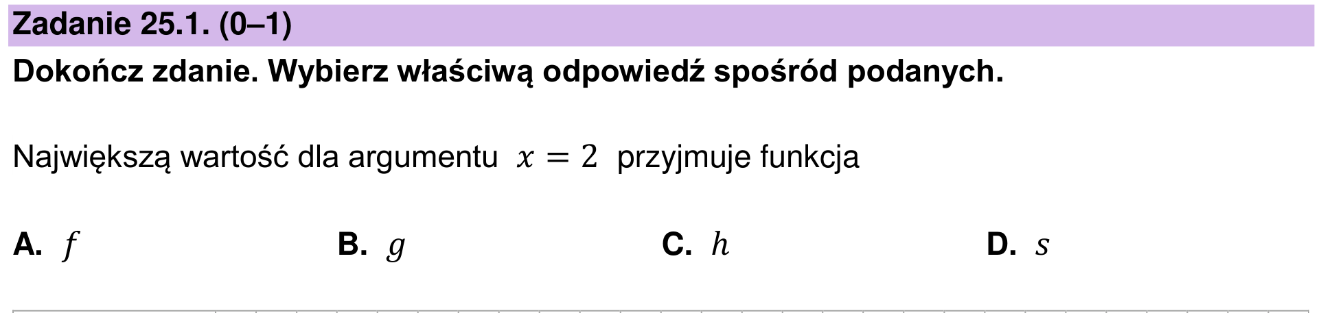 Zbiór zadań 2022 – podstawa, zadanie 25.1