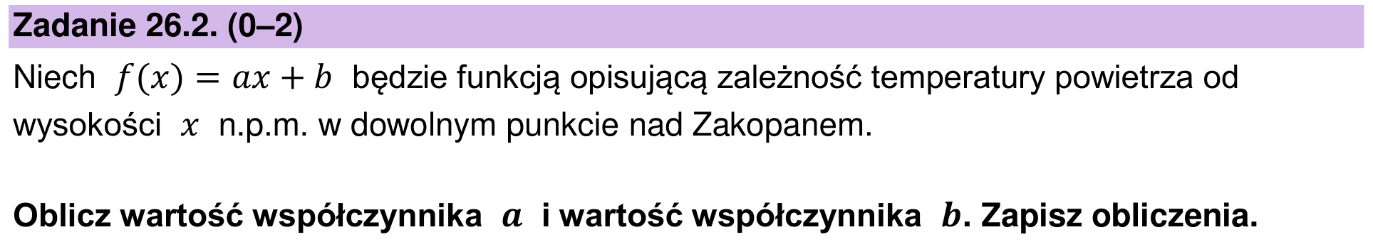 Zbiór zadań 2022 – podstawa, zadanie 26.2