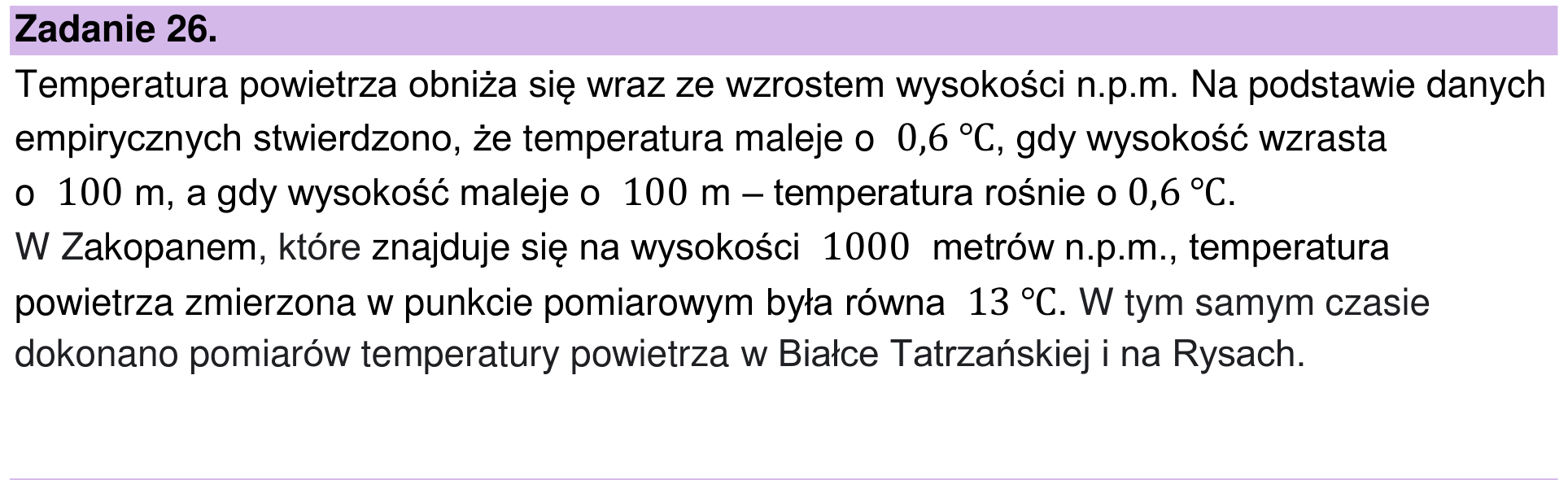 Zbiór zadań 2022 – podstawa, wstęp zadania 26