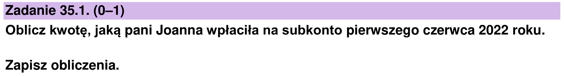 Zbiór zadań 2022 – podstawa, zadanie 35.1