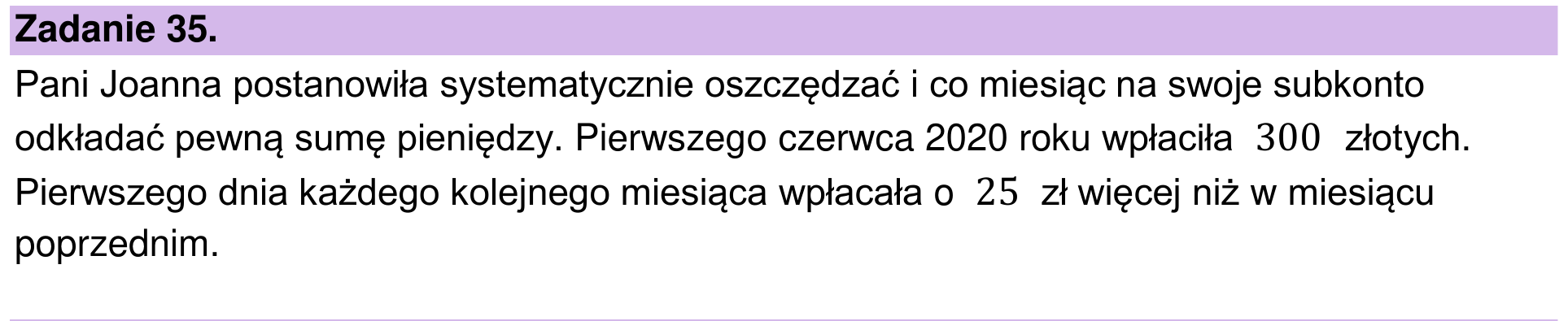 Zbiór zadań 2022 – podstawa, wstęp zadania 35