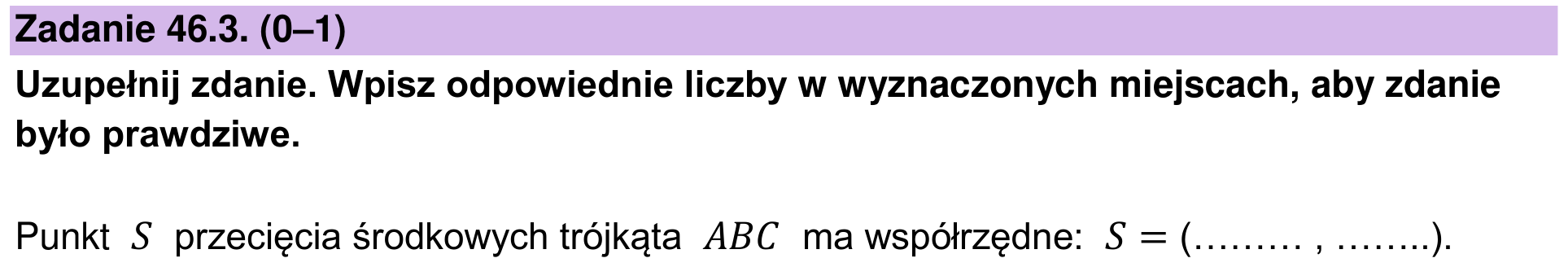 Zbiór zadań 2022 – podstawa, zadanie 46.3