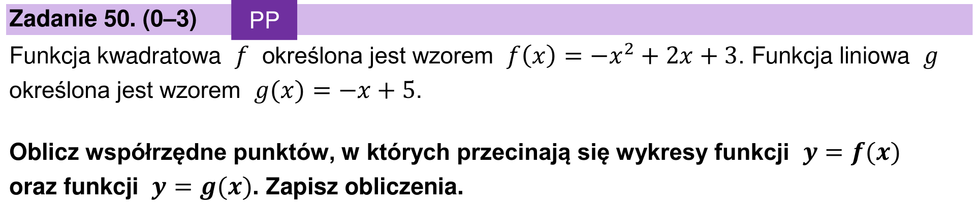 Zbiór zadań 2022 – podstawa, zadanie 50