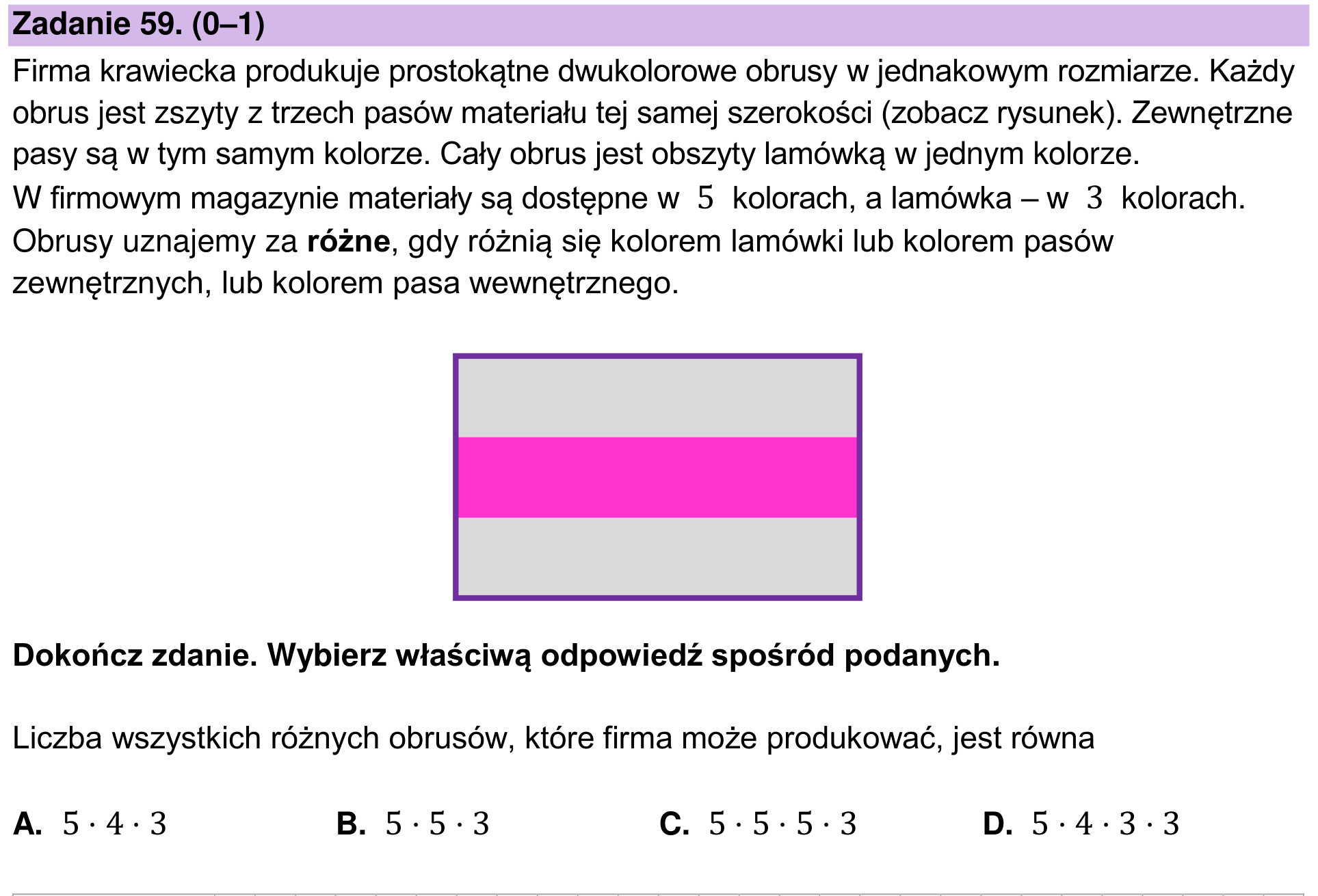 Zbiór zadań 2022 – podstawa, zadanie 59