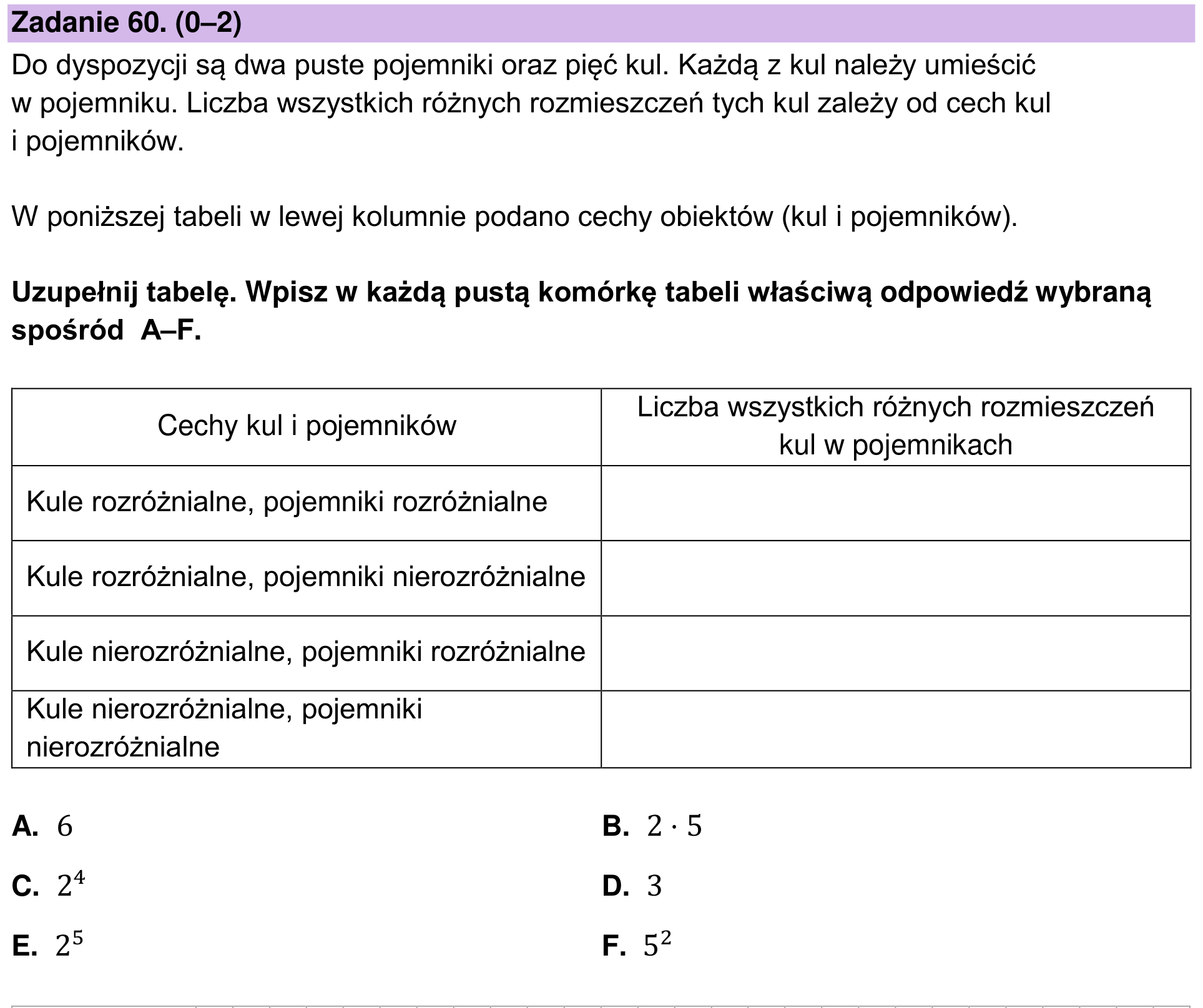 Zbiór zadań 2022 – podstawa, zadanie 60