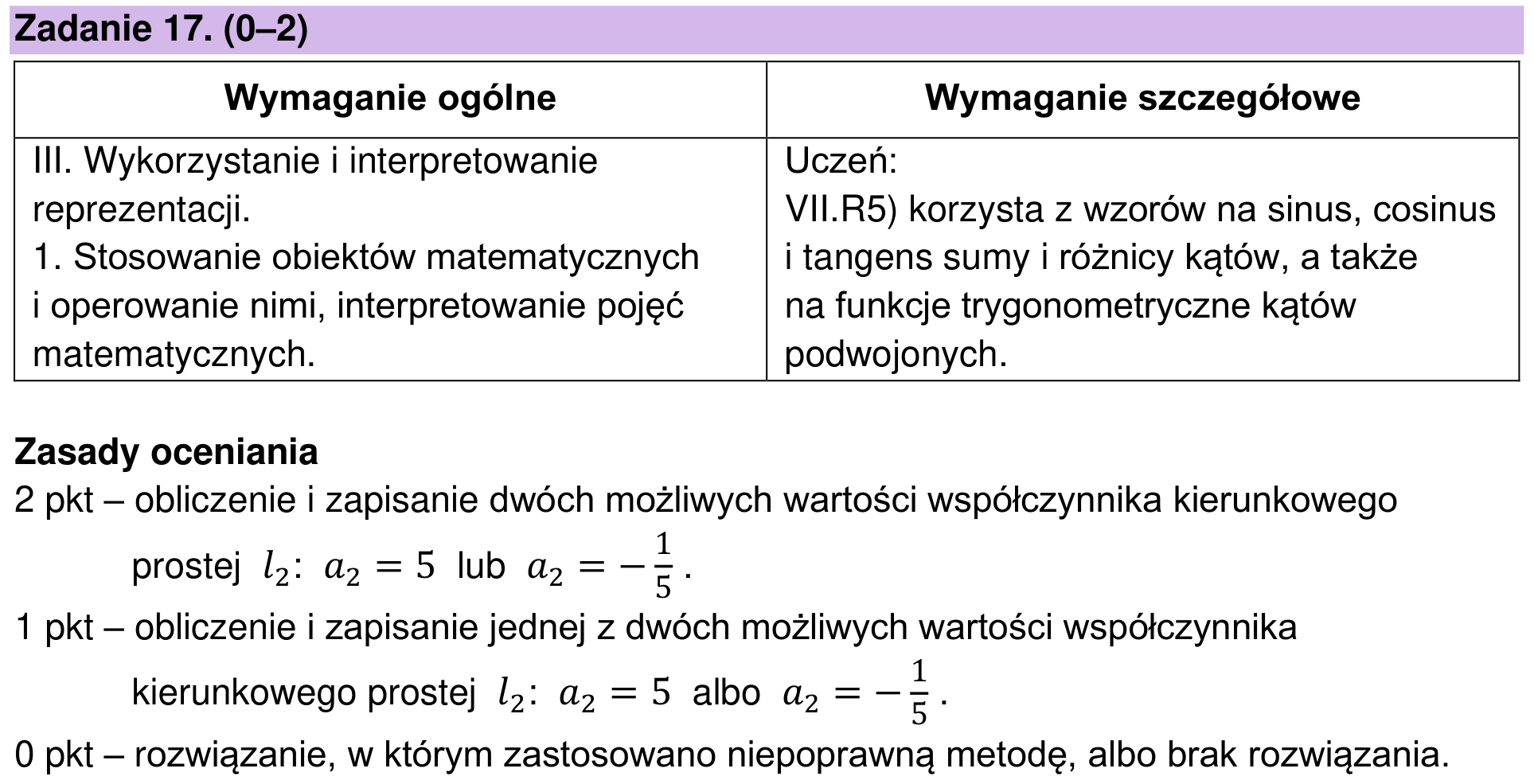 Zbiór zadań 2022 – rozszerzenie, odpowiedź do zadania 17, fragment 1
