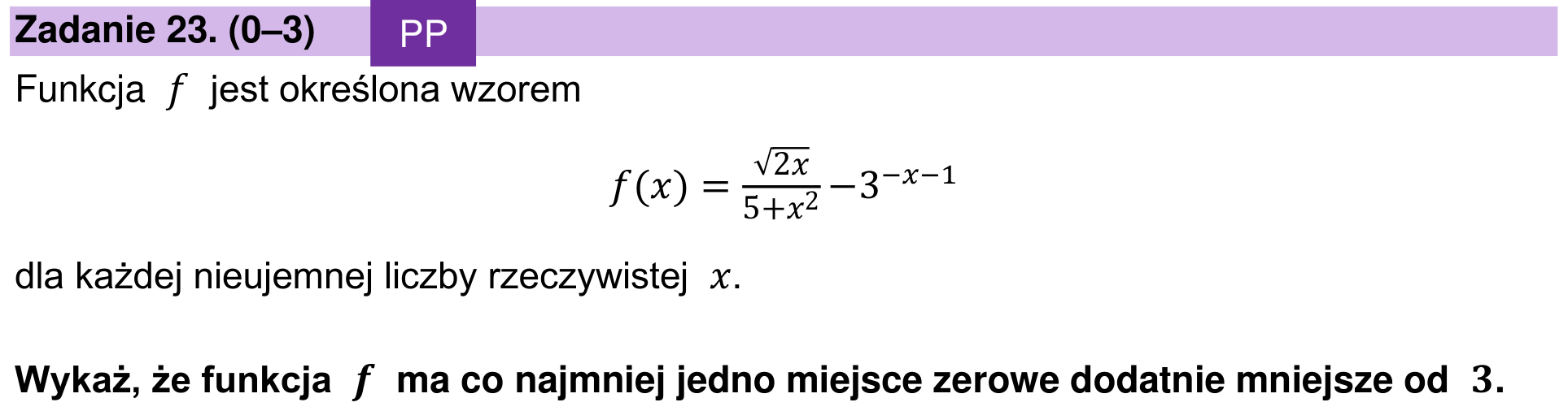 Zbiór zadań 2022 – rozszerzenie, zadanie 23