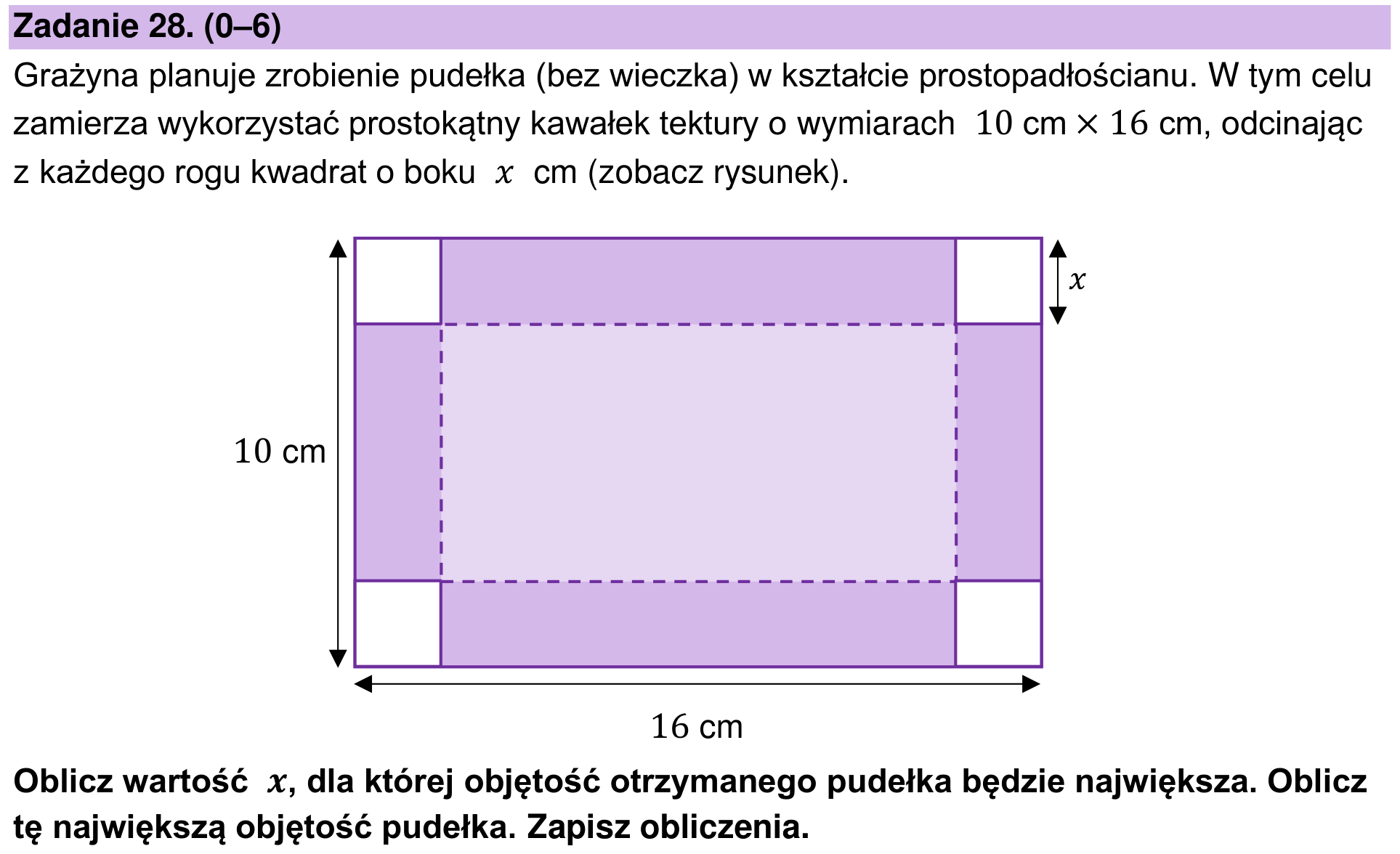 Zbiór zadań 2022 – rozszerzenie, zadanie 28
