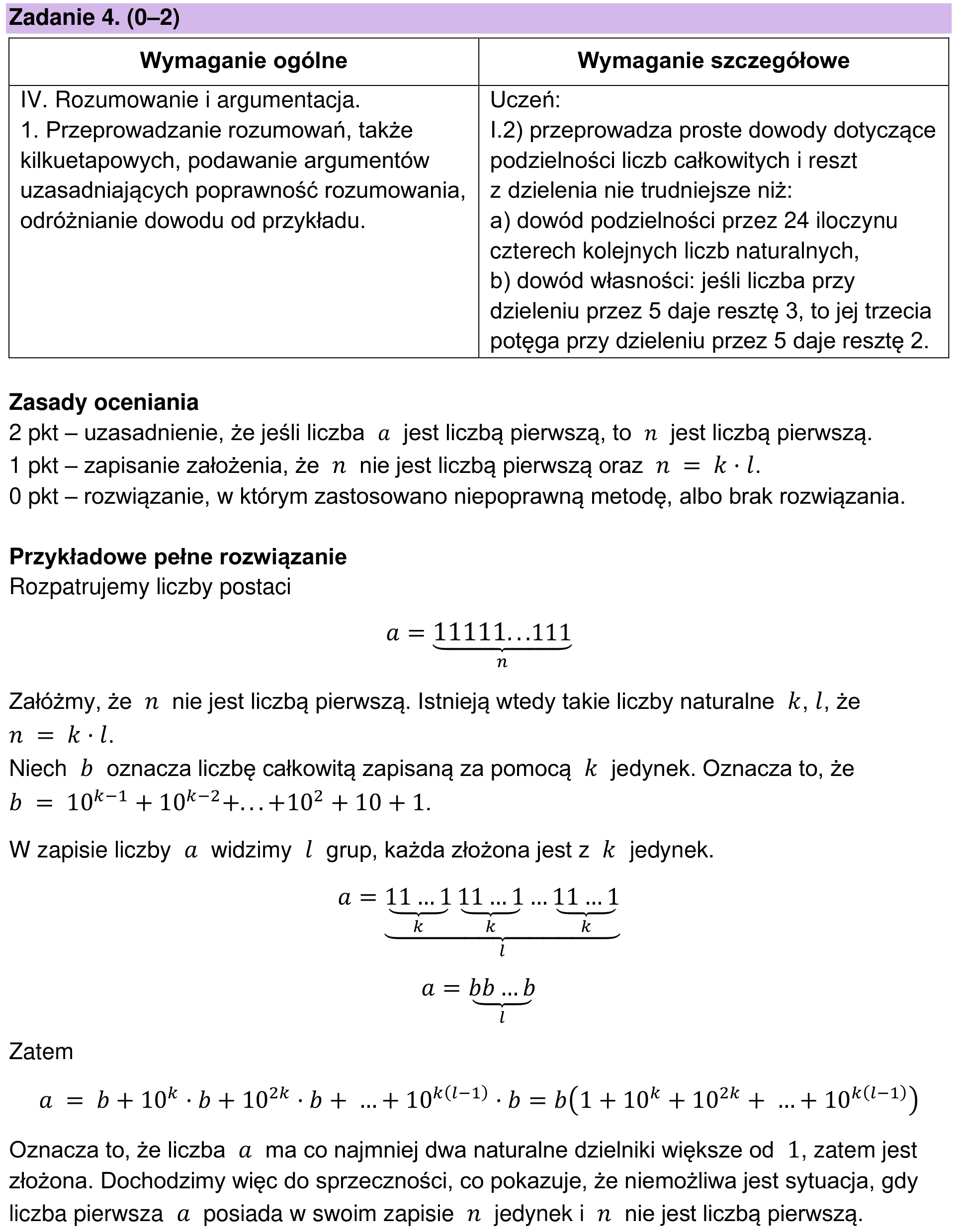 Zbiór zadań 2022 – rozszerzenie, odpowiedź do zadania 4, fragment 1