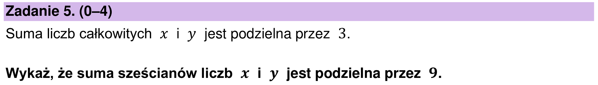 Zbiór zadań 2022 – rozszerzenie, podgląd zadania 5