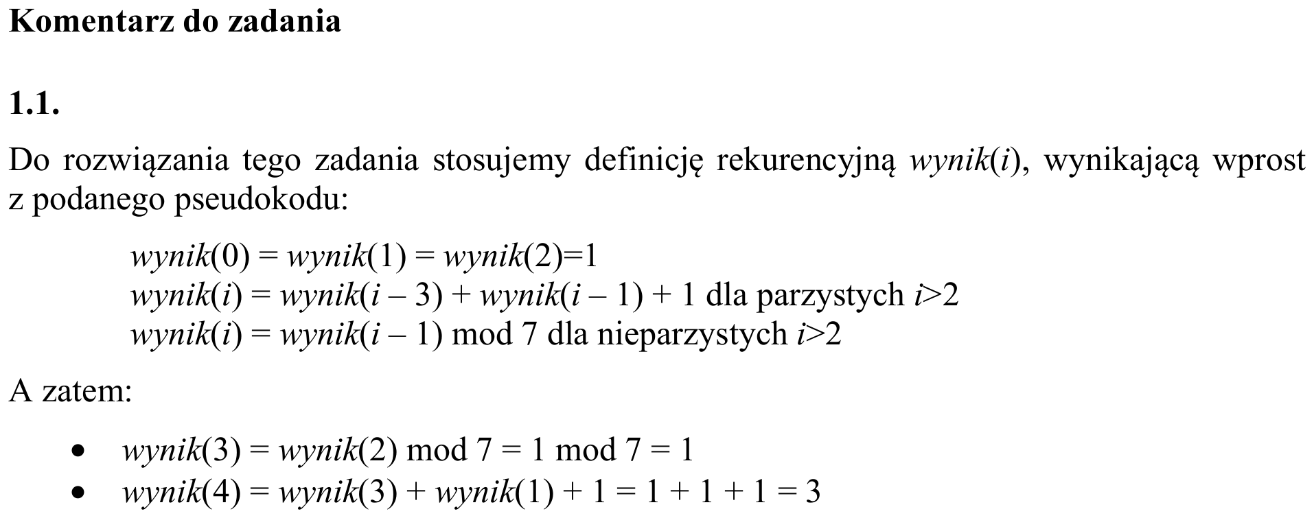 Zbiór zadań 2015, komentarz do zadania 1.1, fragment 1