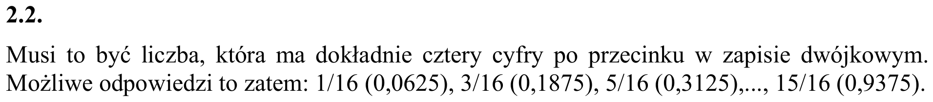 Zbiór zadań 2015, odpowiedź do zadania 2.2